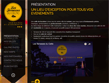 Tablet Screenshot of les-terrasses-du-celtic.com